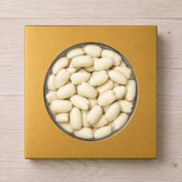 Gourmet White Chocolate Covered Pecan Nibbler 1 lb.